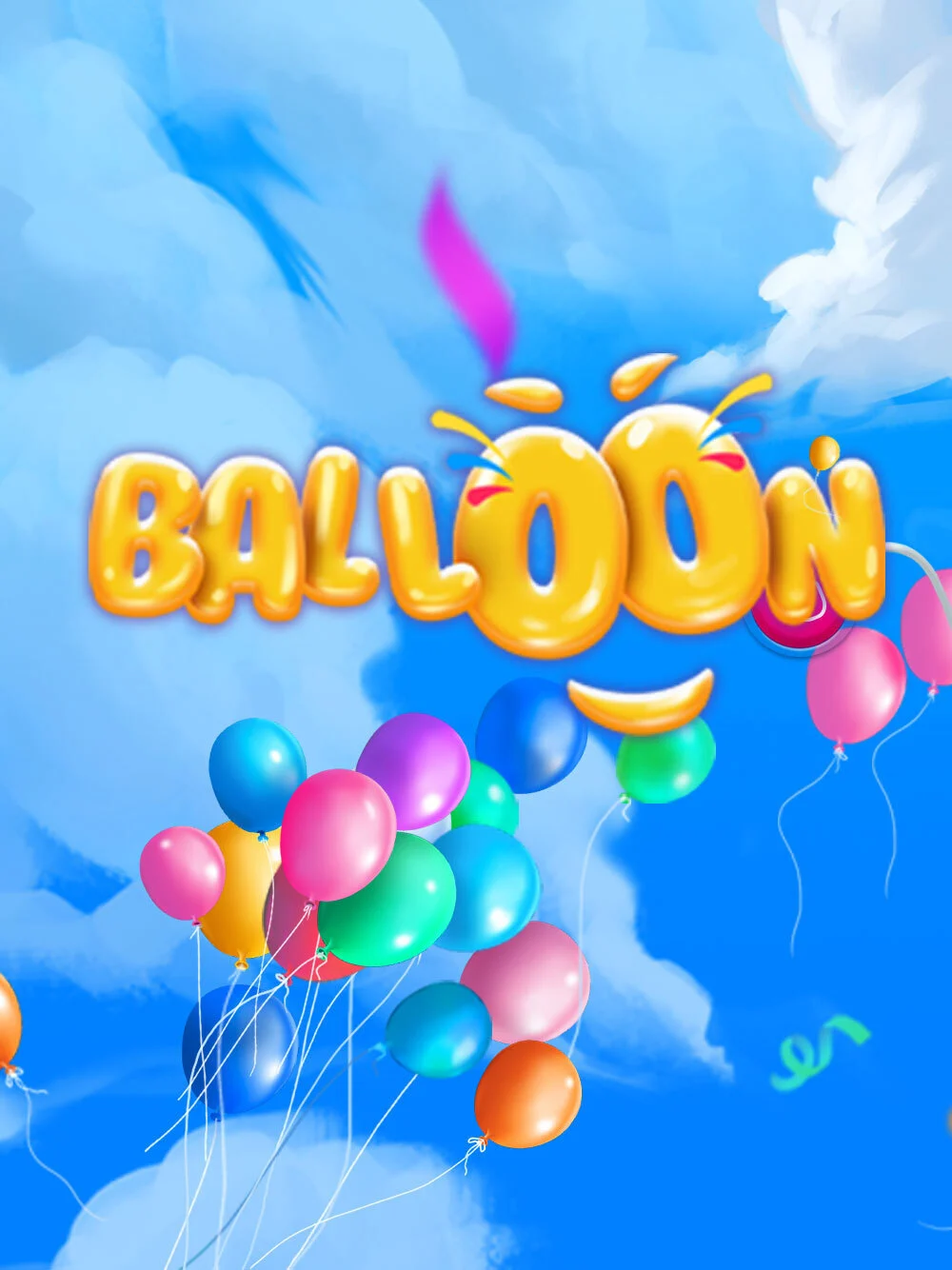 Slot de globos con estilo amigable y multiplicadores visibles
